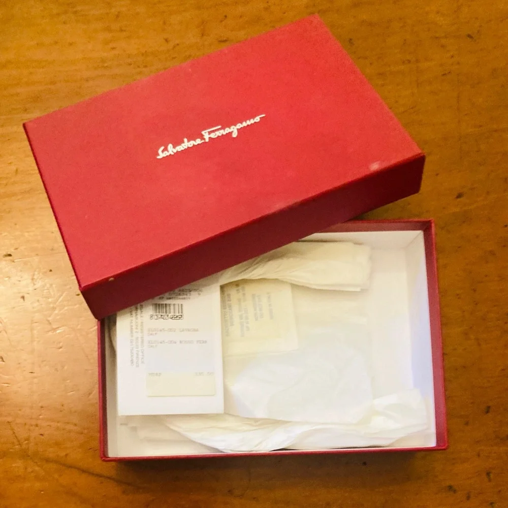 Salvatore Ferragamo iconic red box for iPhone cover